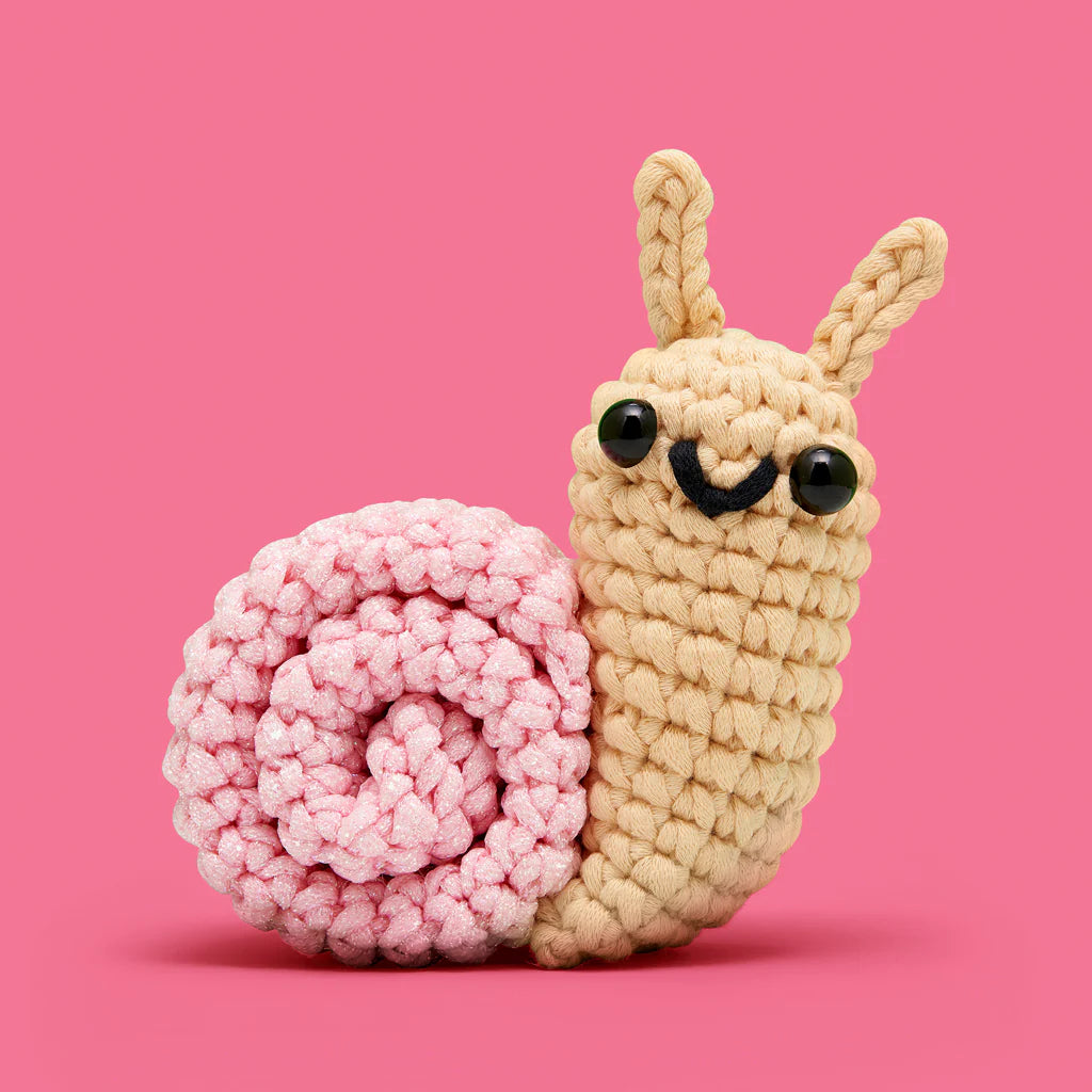 The Woobles-Mimi the Snail Crochet Kit-knitting / crochet kit-gather here online