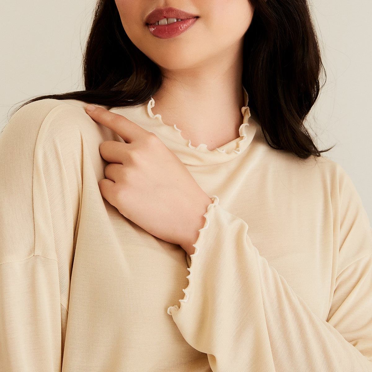Named Clothing-Olo Funnel Neck Tee & V-Neck Tee Pattern - PDF DOWNLOAD-sewing pattern-gather here online