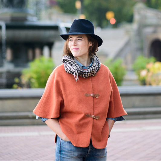 Liesl + Co-Woodland Stroll Cape Pattern - PDF DOWNLOAD-sewing pattern-gather here online
