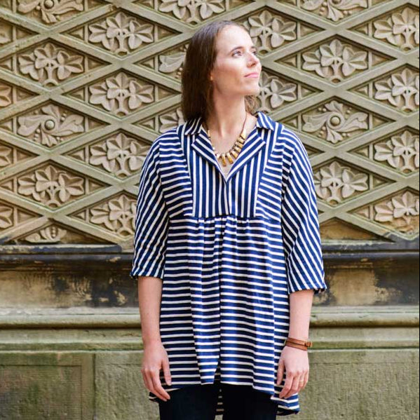 Liesl + Co-Late Lunch Tunic Pattern - PDF DOWNLOAD-sewing pattern-gather here online