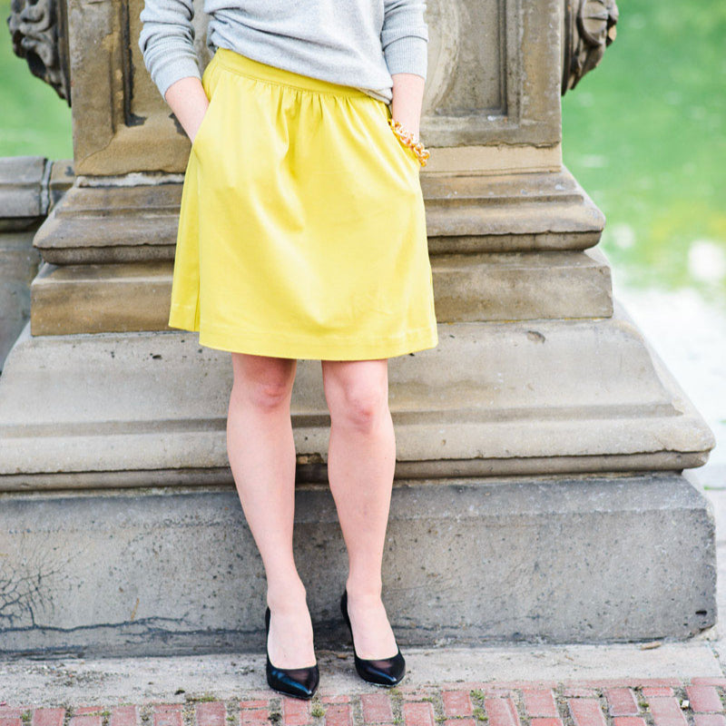 Liesl + Co-Everyday Skirt Pattern - PDF DOWNLOAD-sewing pattern-gather here online