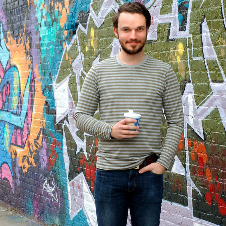 Liesl + Co-Men's Metro T-Shirt Pattern - PDF DOWNLOAD-sewing pattern-gather here online