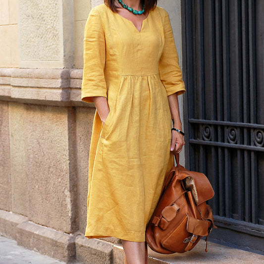 Liesl + Co-Cinema Dress Pattern - PDF DOWNLOAD-sewing pattern-gather here online