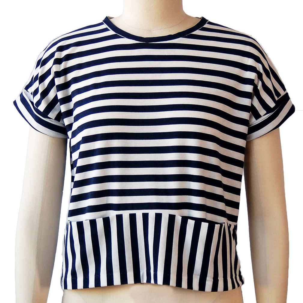 Liesl + Co-Bento Tee Pattern - PDF DOWNLOAD-sewing pattern-gather here online