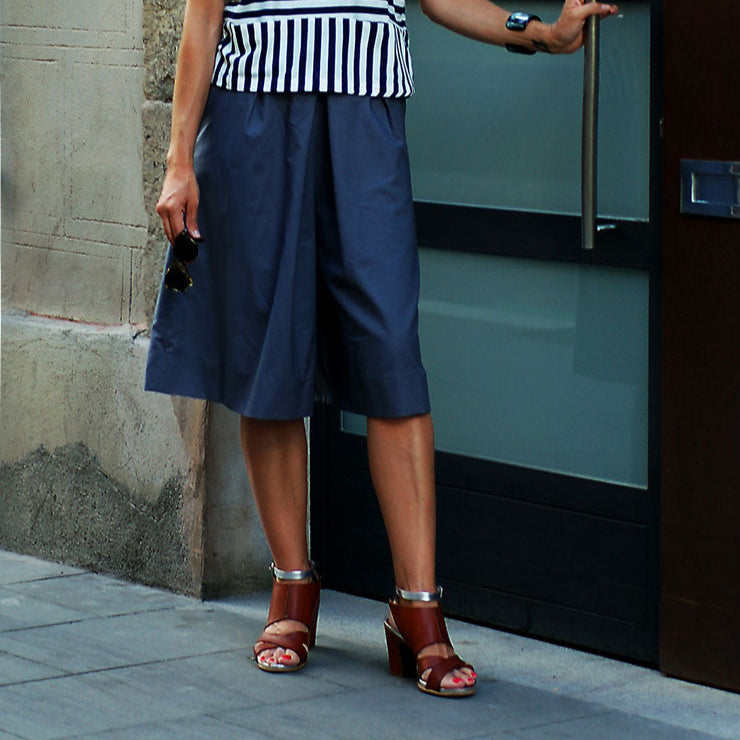 Liesl + Co-Girl Friday Culottes Pattern - PDF DOWNLOAD-sewing pattern-gather here online