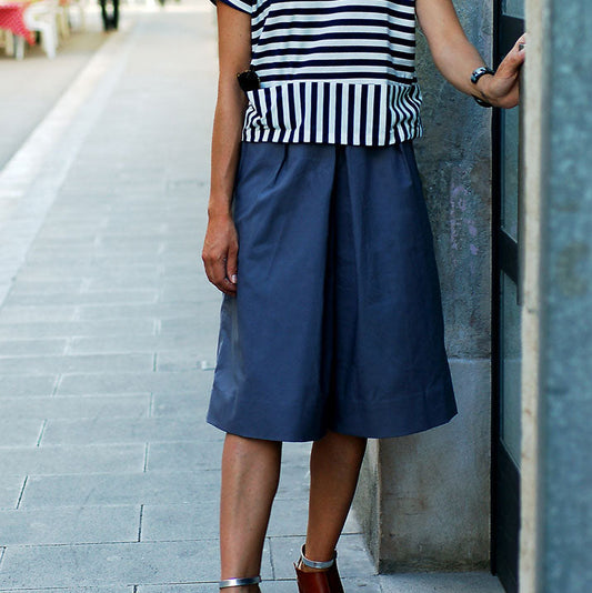 Liesl + Co-Girl Friday Culottes Pattern - PDF DOWNLOAD-sewing pattern-gather here online