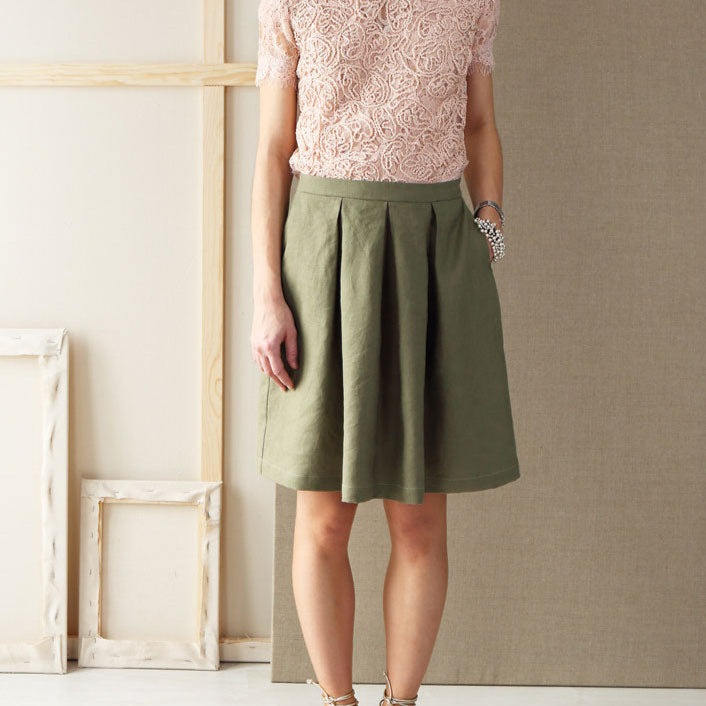Liesl + Co-Soho Shorts & Skirt Pattern - PDF DOWNLOAD-sewing pattern-gather here online