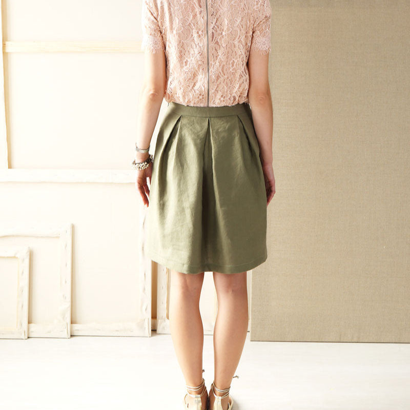 Liesl + Co-Soho Shorts & Skirt Pattern - PDF DOWNLOAD-sewing pattern-gather here online