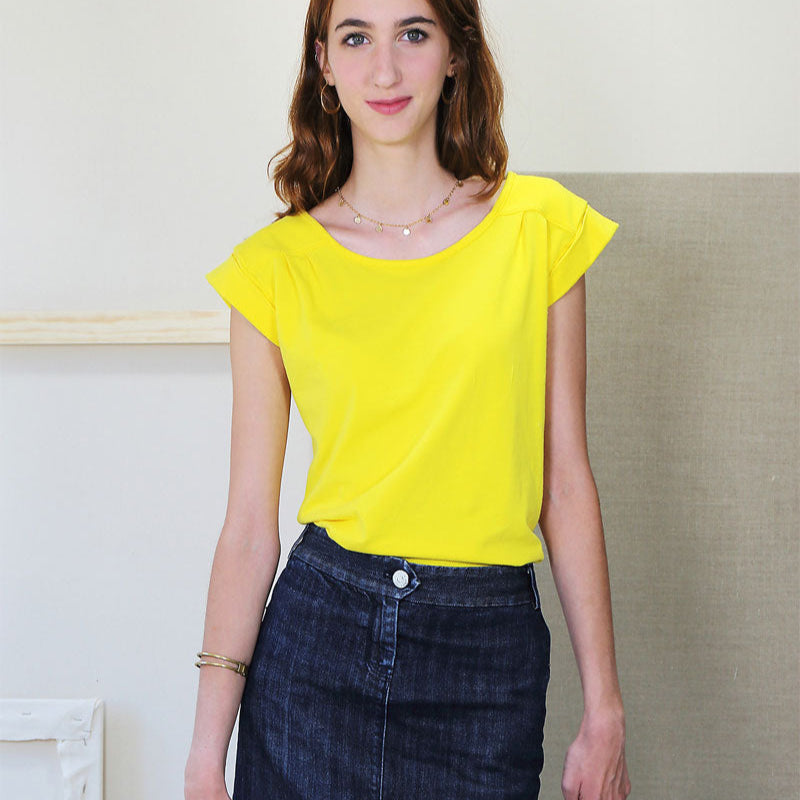 Liesl + Co-Chai Tee Pattern - PDF DOWNLOAD-sewing pattern-gather here online
