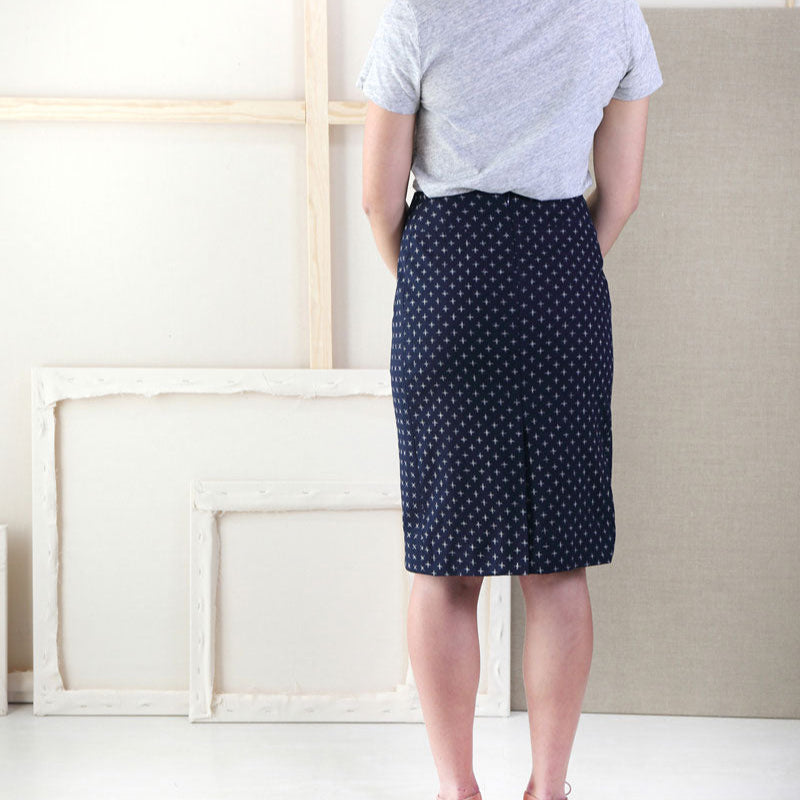 Liesl + Co-Extra-Sharp Pencil Skirt Pattern - PDF DOWNLOAD-sewing pattern-gather here online