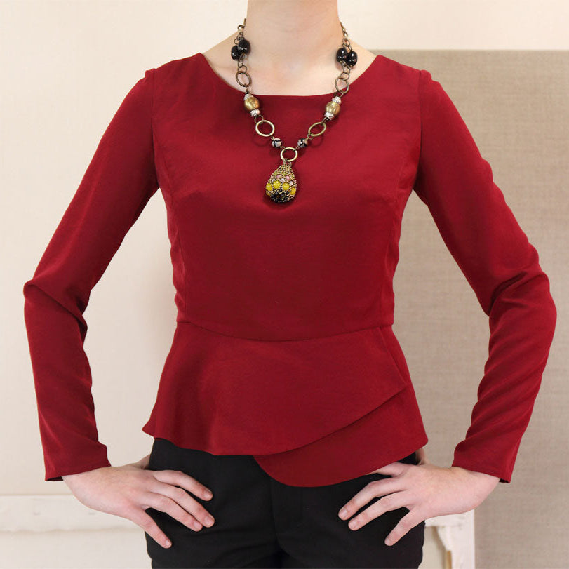 Liesl + Co-Rush Hour Dress & Blouse Pattern - PDF DOWNLOAD-sewing pattern-gather here online
