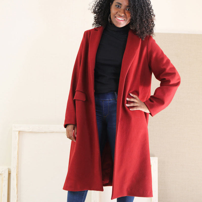 Liesl + Co-Chaval Coat Pattern - PDF DOWNLOAD-sewing pattern-gather here online