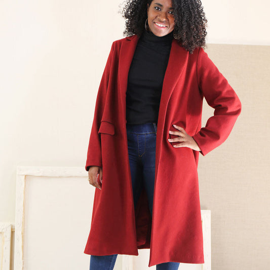 Liesl + Co-Chaval Coat Pattern - PDF DOWNLOAD-sewing pattern-gather here online