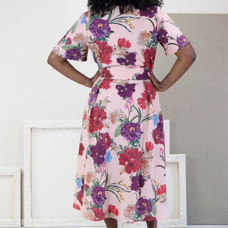 Liesl + Co-Saint-Germain Wrap Dress Pattern - PDF DOWNLOAD-sewing pattern-gather here online