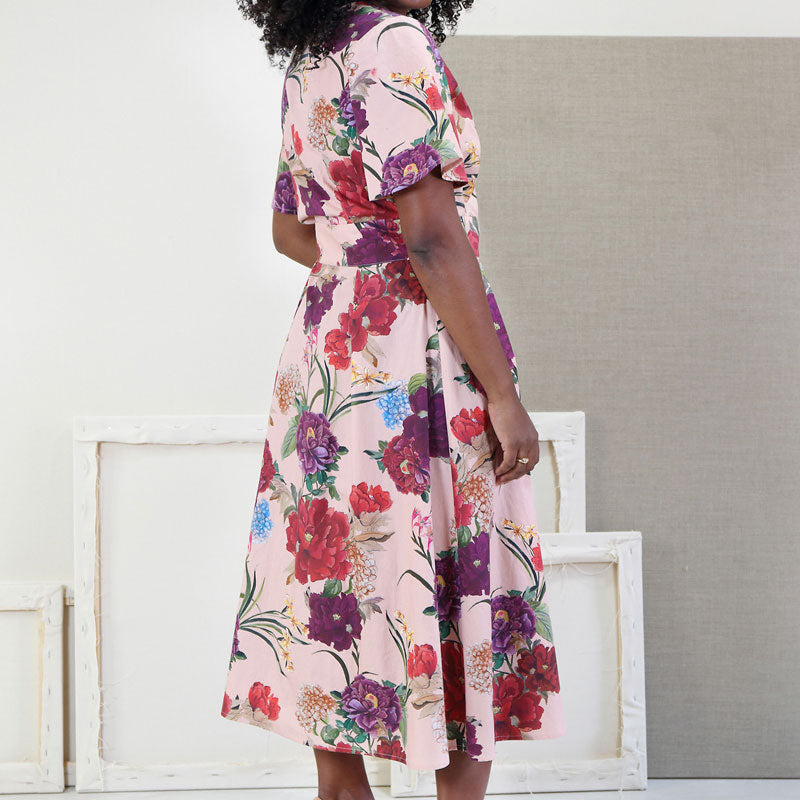 Liesl + Co-Saint-Germain Wrap Dress Pattern - PDF DOWNLOAD-sewing pattern-gather here online
