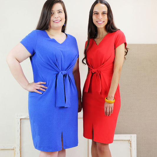 Liesl + Co-Belgravia Knit Dress Pattern - PDF DOWNLOAD-sewing pattern-gather here online