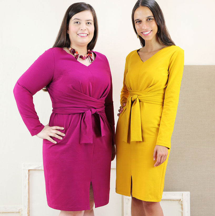 Liesl + Co-Belgravia Knit Dress Pattern - PDF DOWNLOAD-sewing pattern-gather here online