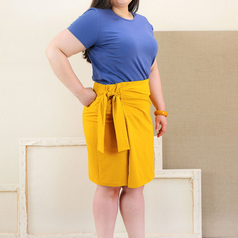 Liesl + Co-Kensington Knit Skirt Pattern - PDF DOWNLOAD-sewing pattern-gather here online