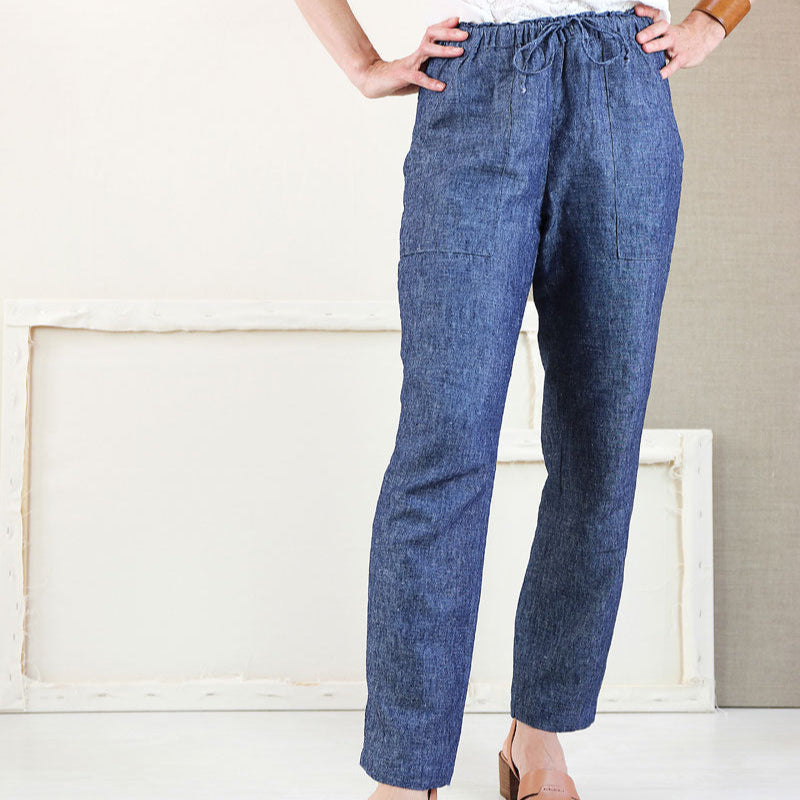 Liesl + Co-Montauk Trousers Pattern - PDF DOWNLOAD-sewing pattern-gather here online