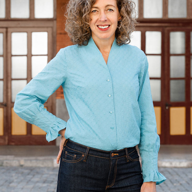 Liesl + Co-Fitzroy Blouse Pattern - PDF DOWNLOAD-sewing pattern-gather here online