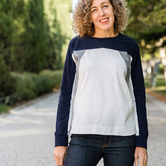Liesl + Co-Noord T-Shirt & Sweatshirt Pattern - PDF DOWNLOAD-sewing pattern-gather here online
