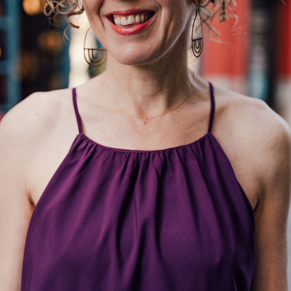 Liesl + Co-Enmore Halter Dress & Top Pattern - PDF DOWNLOAD-sewing pattern-gather here online