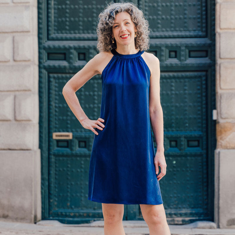 Liesl + Co-Sintra Halter Top & Dress Pattern - PDF DOWNLOAD-sewing pattern-gather here online