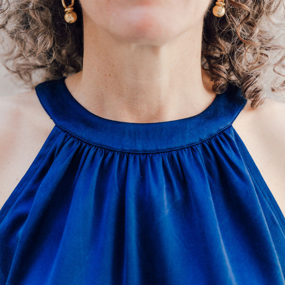 Liesl + Co-Sintra Halter Top & Dress Pattern - PDF DOWNLOAD-sewing pattern-gather here online