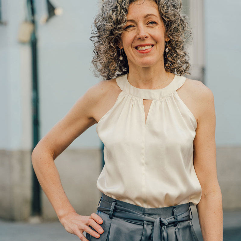 Liesl + Co-Sintra Halter Top & Dress Pattern - PDF DOWNLOAD-sewing pattern-gather here online