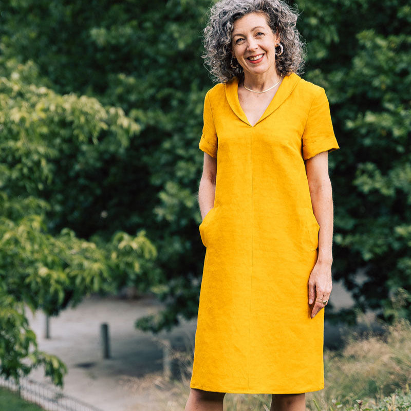 Liesl + Co-Amarena Dress Pattern - PDF DOWNLOAD-sewing pattern-gather here online
