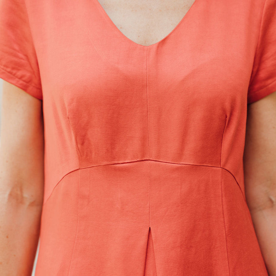 Liesl + Co-Kyoto Dress Pattern - PDF DOWNLOAD-sewing pattern-gather here online
