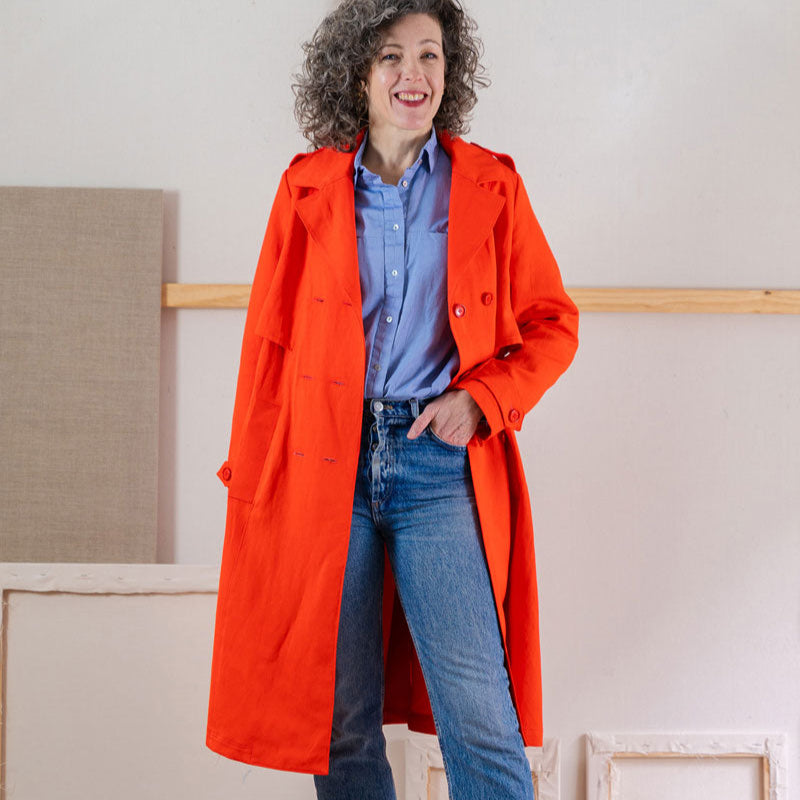 Liesl + Co-Prado Trench Coat Pattern - PDF DOWNLOAD-sewing pattern-gather here online