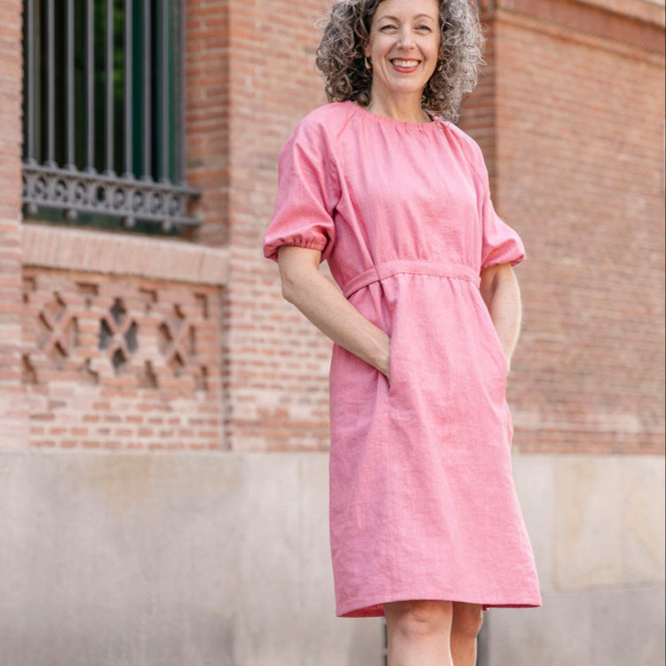 Liesl + Co-Isola Blouse & Dress Pattern - PDF DOWNLOAD-sewing pattern-gather here online