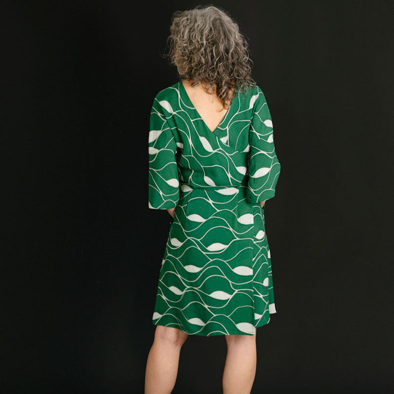 Liesl + Co-Chacarita Wrap Dress Pattern - PDF DOWNLOAD-sewing pattern-gather here online