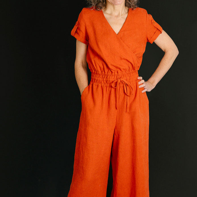 Liesl + Co-Northbridge Jumpsuit Pattern - PDF DOWNLOAD-sewing pattern-gather here online