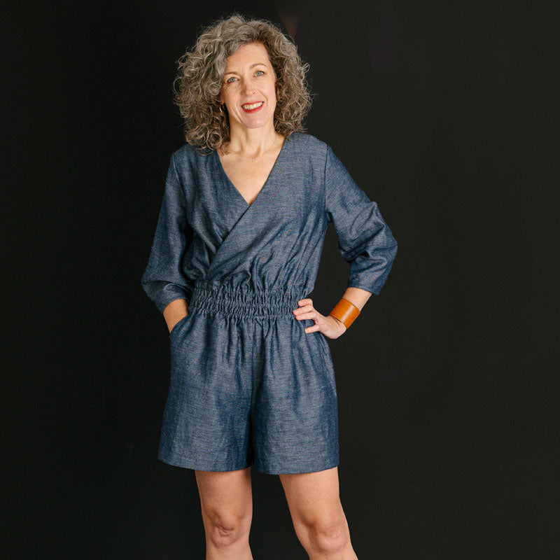 Liesl + Co-Northbridge Jumpsuit Pattern - PDF DOWNLOAD-sewing pattern-gather here online