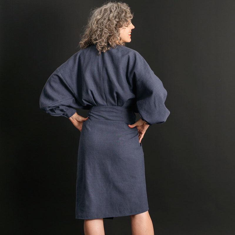 Liesl + Co-Copenhagen Wrap Dress Pattern - PDF DOWNLOAD-sewing pattern-gather here online