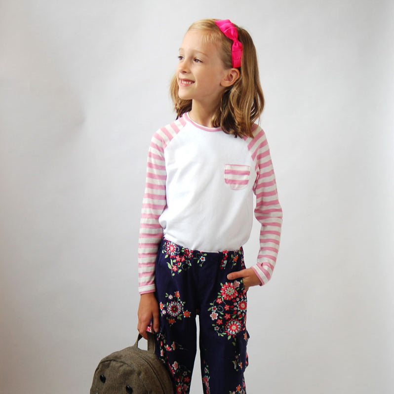 oliver + s-Field Trip Raglan T-Shirt Pattern - PDF DOWNLOAD-sewing pattern - kids-gather here online