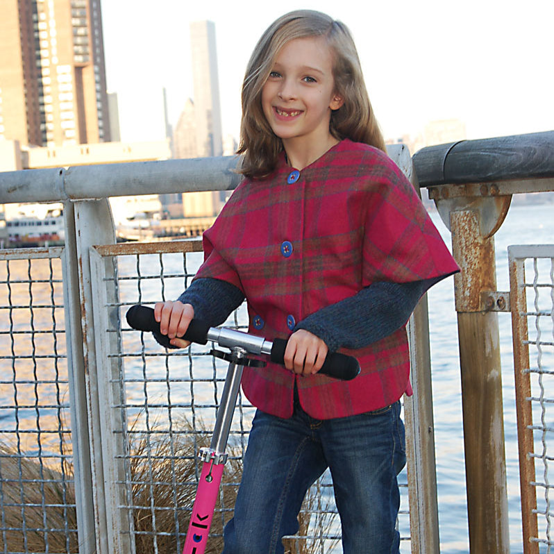 oliver + s-Forest Path Cape Pattern - PDF DOWNLOAD-sewing pattern - kids-gather here online