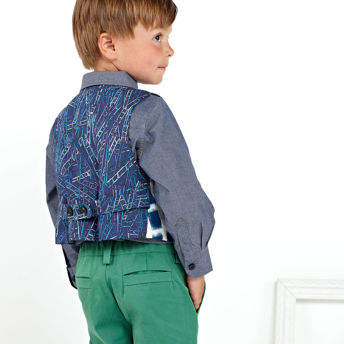 oliver + s-Art Museum Vest & Trousers Pattern - PDF DOWNLOAD-sewing pattern - kids-gather here online
