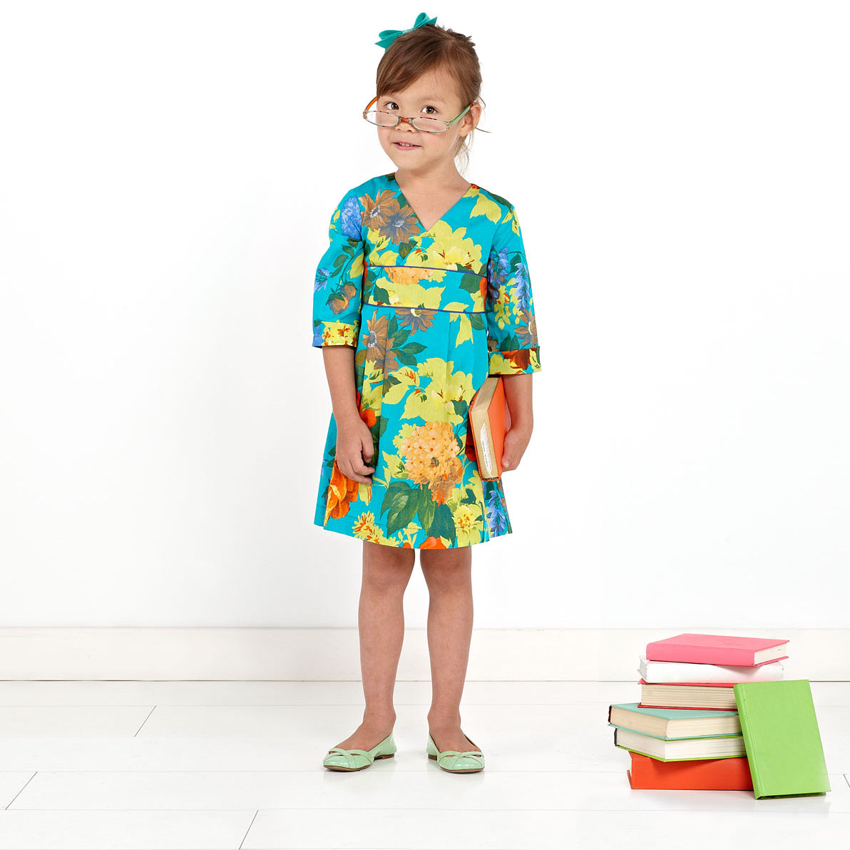 oliver + s-Library Dress Pattern - PDF DOWNLOAD-sewing pattern - kids-gather here online