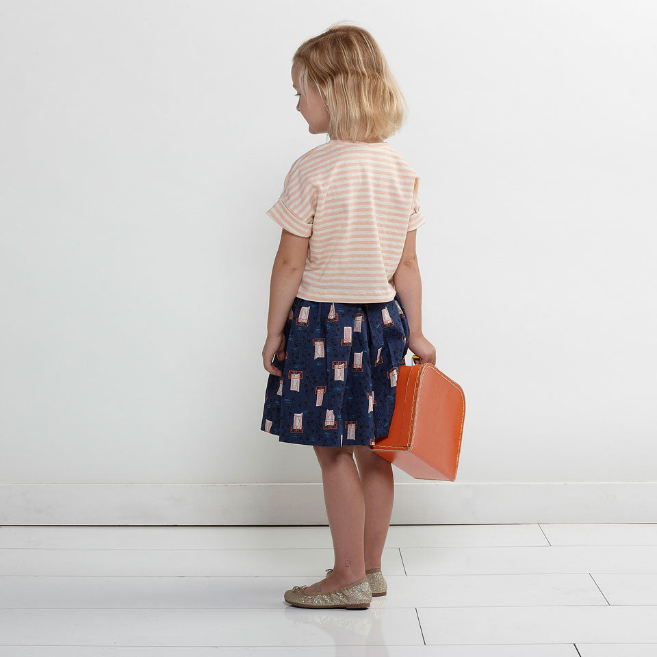 oliver + s-Lunch Box Tee & Culottes Pattern - PDF DOWNLOAD-sewing pattern - kids-gather here online
