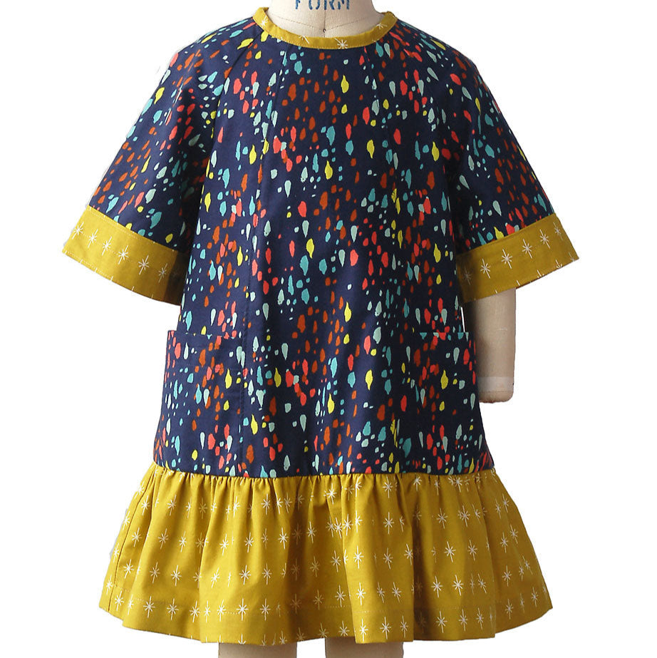 oliver + s-Carousel Dress Pattern - PDF DOWNLOAD-sewing pattern - kids-gather here online