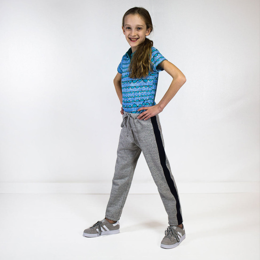 oliver + s-Parachute Polo & Sweatpants Pattern - PDF DOWNLOAD-sewing pattern - kids-gather here online