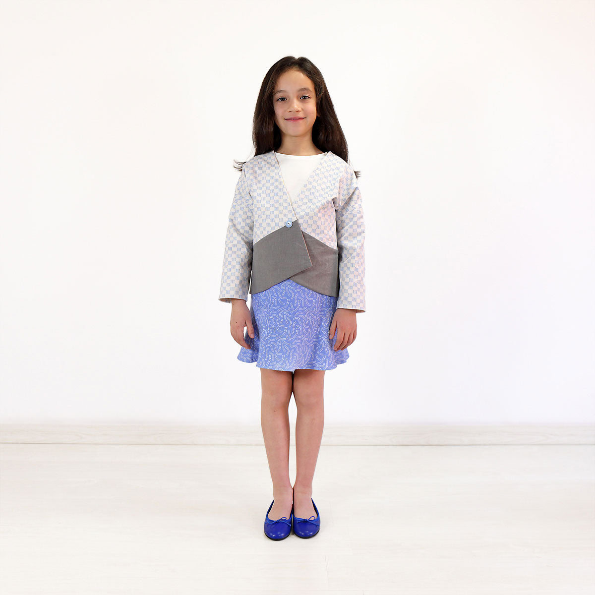 oliver + s-Double Dutch Jacket & Skirt Pattern - PDF DOWNLOAD-sewing pattern - kids-gather here online
