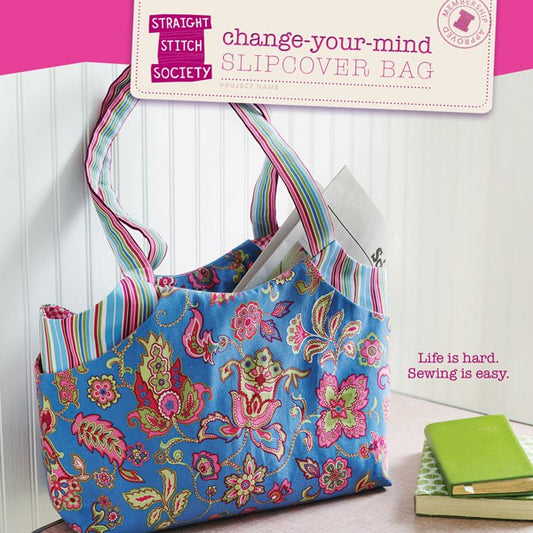 Straight Stitch Society-Change Your Mind Slipcover Bag Pattern - PDF DOWNLOAD-sewing pattern-gather here online