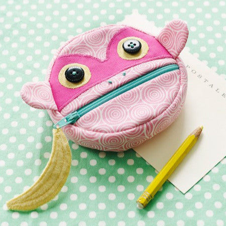 Straight Stitch Society-Feed The Animals Coin Purse Pattern - PDF DOWNLOAD-sewing pattern-gather here online