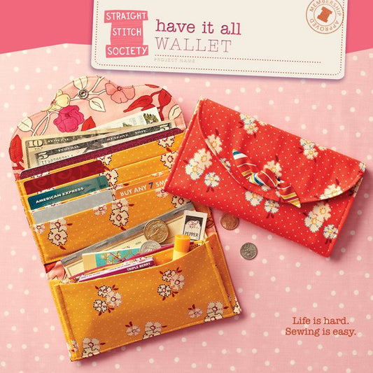 Straight Stitch Society-Have It All Wallet Pattern - PDF DOWNLOAD-sewing pattern-gather here online