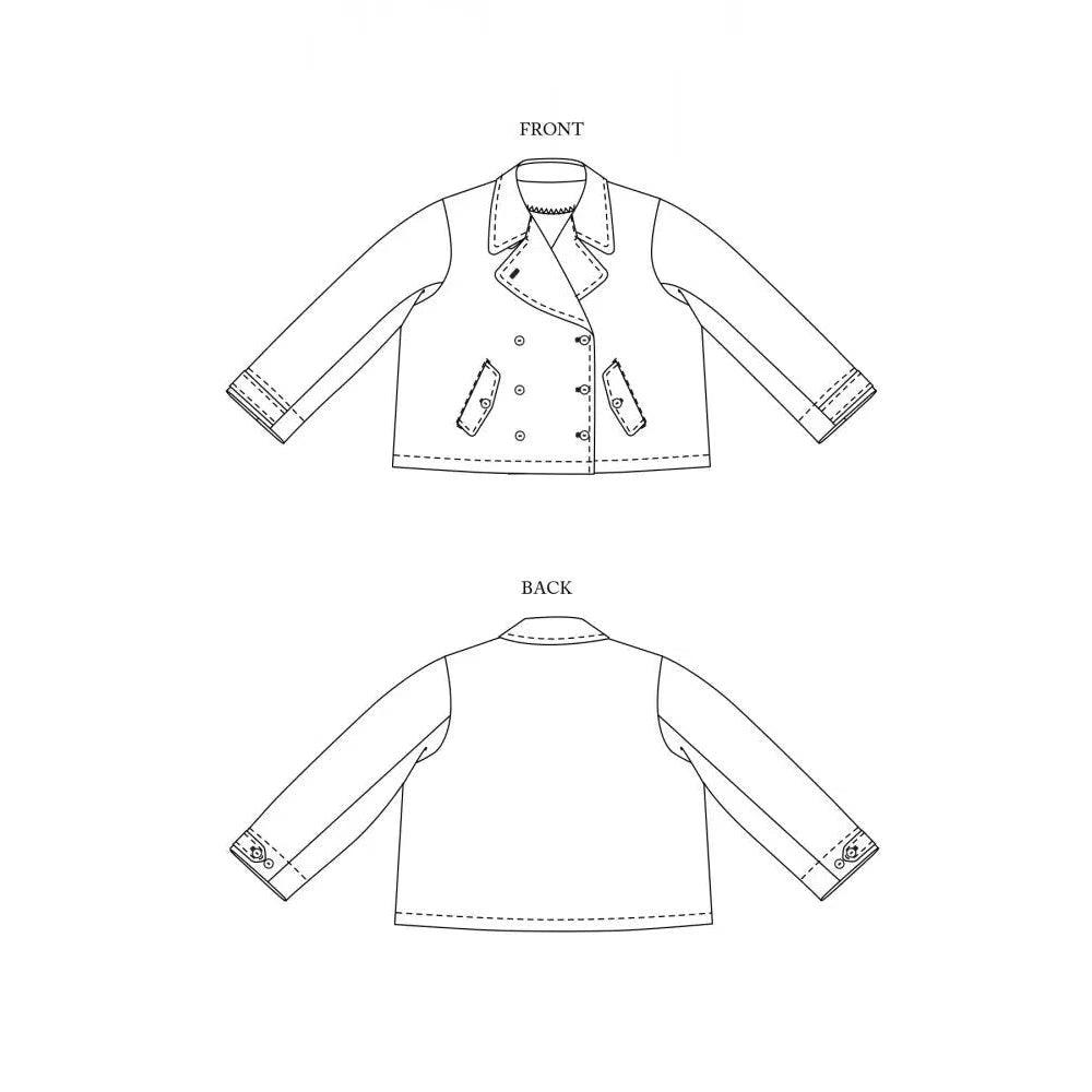 Merchant & Mills-Denham Jacket Pattern-sewing pattern-gather here online