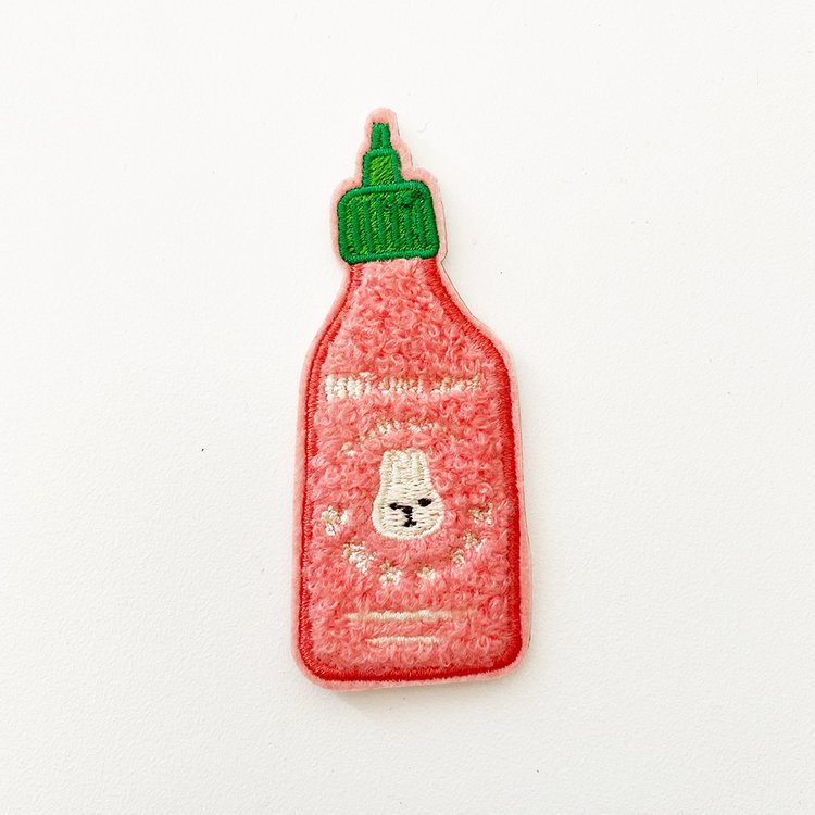 Little Red House-Hot Sauce Chenille Sticky Patch-accessory-gather here online